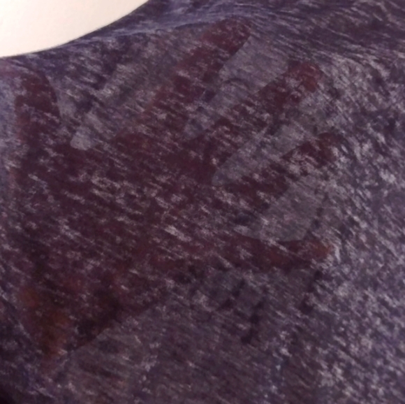 Rocker Girl Black "Holiday 💋 Hot Mess" Acid-Wash Short Sleeve Tee - Picture 6 of 10